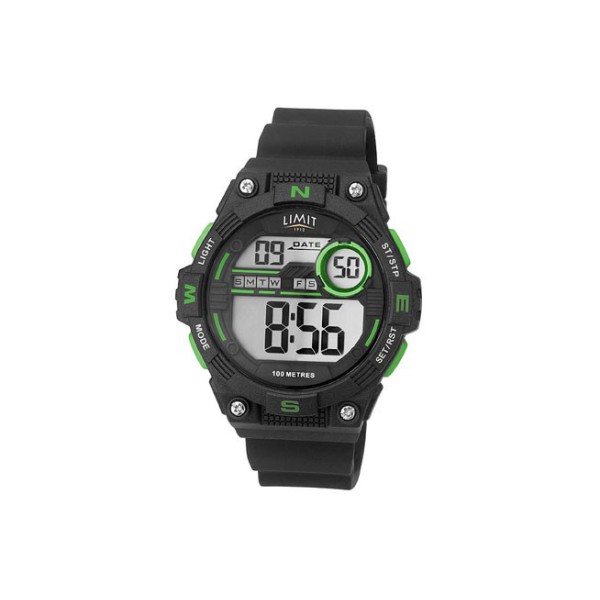 Horloge "Limit Digital Countdown" Vert