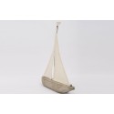 Carved sailboat