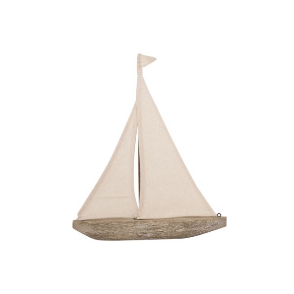 Carved sailboat