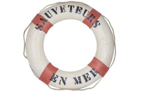 Decorative lifebuoy "Sauveteurs"