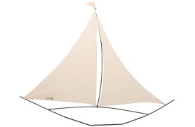 Wall-mounted sailboat