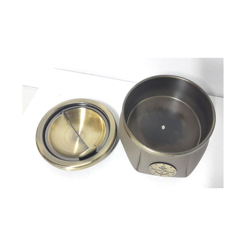 Grey ashtray WINDPROOF for lovers of boats.