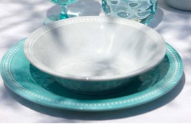 Set 6 Bowl dish HARMONY Aqua