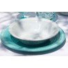 Set 6 Plato postres HARMONY Aqua