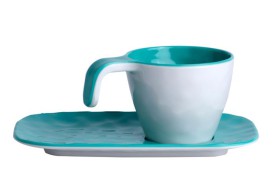 Set 6 Coffee cups Aqua