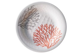 Set 6 flat dish HARMONY Coral