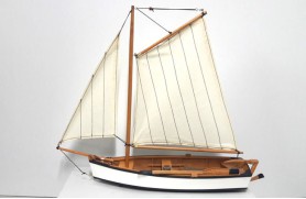 Sailing fishing boat