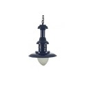 Blue ceiling lamp