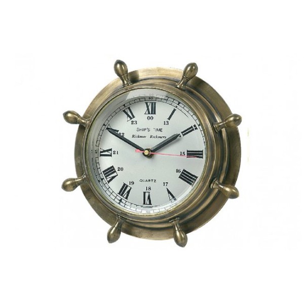 Rudder brass clock