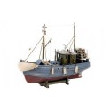 Gray fishing boat