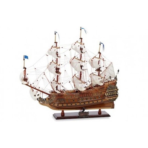 Maquette Bateau en Bois Soleil Royal 1:72. Navire de Guerre