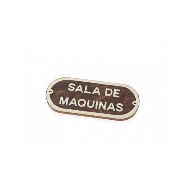Plakette "SALA DE MAQUINAS"