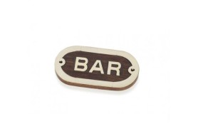 Plaque "BAR"