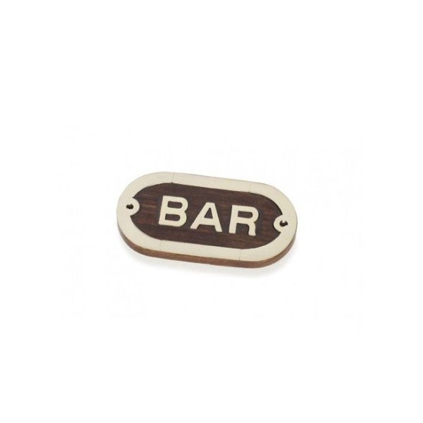 Plaque "BAR"