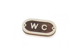 Plaque "WC"