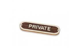 Placa "PRIVATE"