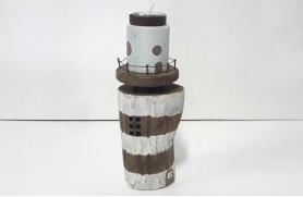 Lighthouse candleholder