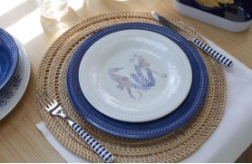 Set 6 Assiette Creuse HARM. Blue