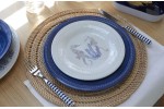 Set 6 Assiette Creuse HARM. Blue