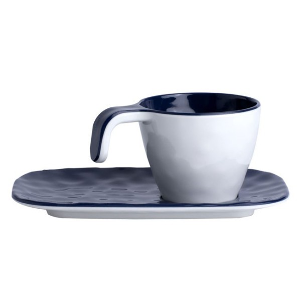 Set 6 Coffee cups Blue