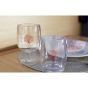 Set 6 Water glass Coral