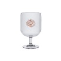 Set 6 Glass of wine Coral