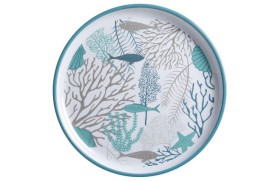 Set 6 Assiette plate  COASTAL