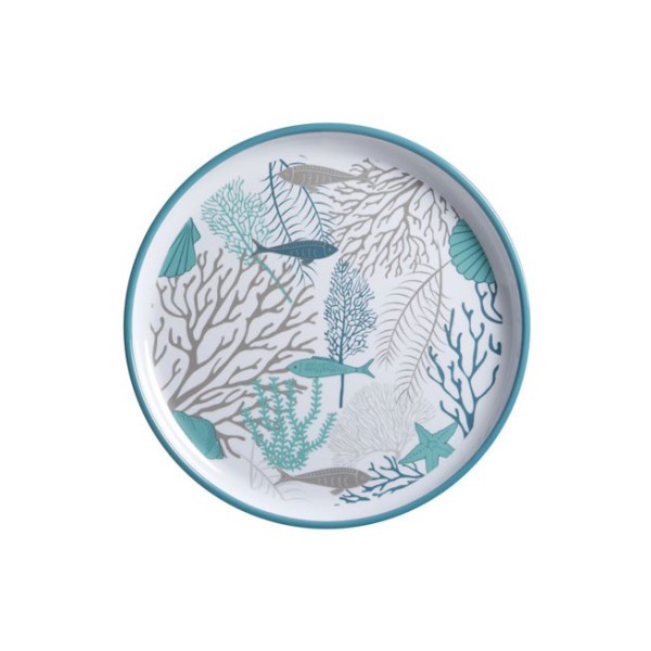 Set 6 Assiette plate  COASTAL