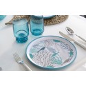 Set 6 Assiette plate  COASTAL