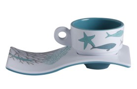 Set 6 Coffee cups COASTAL