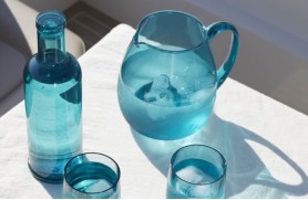 Set 6 verres d'eau bahamas - Turq
