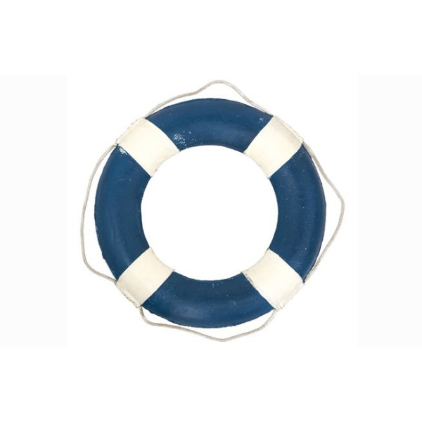 Decorative blue life ring