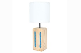 Lampe en bois