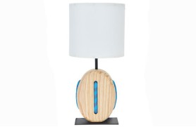 Holzlampe