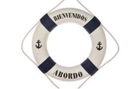 Life Ring "Bienvenido a Bordo"