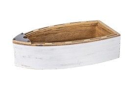 Plateau en bois bateau