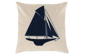 2 beige saiboat cushions