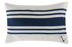 2 blue anchor cushions