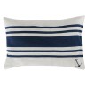 2 blue anchor cushions