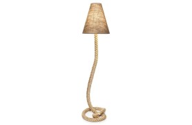 Rope floor lamp