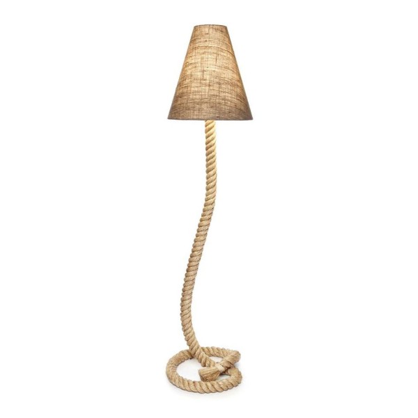 Rope floor lamp