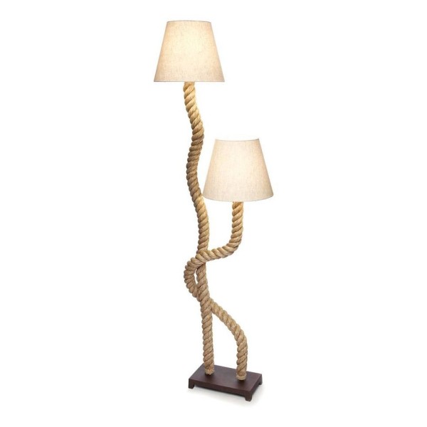 Rope floor lamp