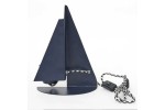 Segelbootlampe aus Metall
