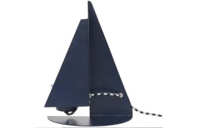 Metal sailboat lamp