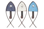 3 Porte-manteau Poisson
