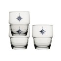 Set 6 stackable glasses NORTHWIND