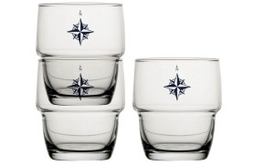 Set 6 stackable glasses NORTHWIND