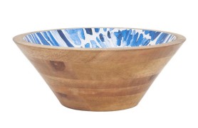 Enameled Blue Bowl