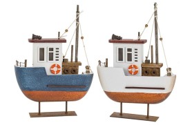 Set 2 barcos com luz