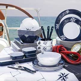 Boat tableware: stylish table culture for connoisseurs of the sea